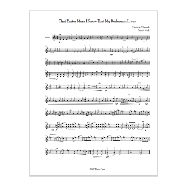 Picture of Sheet Music