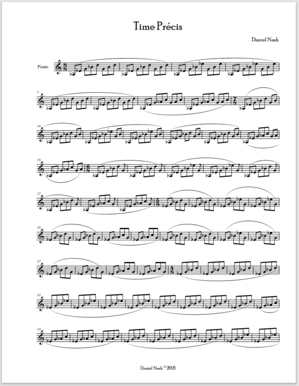 Time Precis Sheet Music (Download) - Image 2