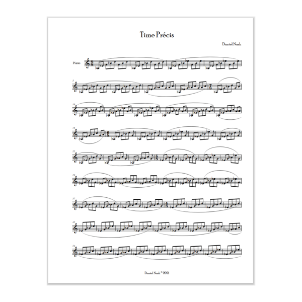 Time Precis Sheet Music (Download)